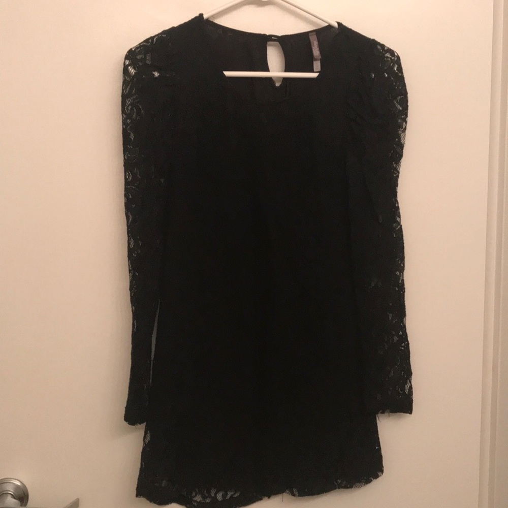 Black laced blouse
